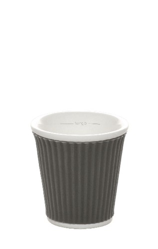Coffee Cups 8cl Dark Grey